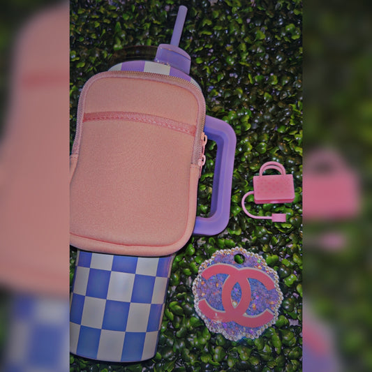 Purple & White Tumbler 💜