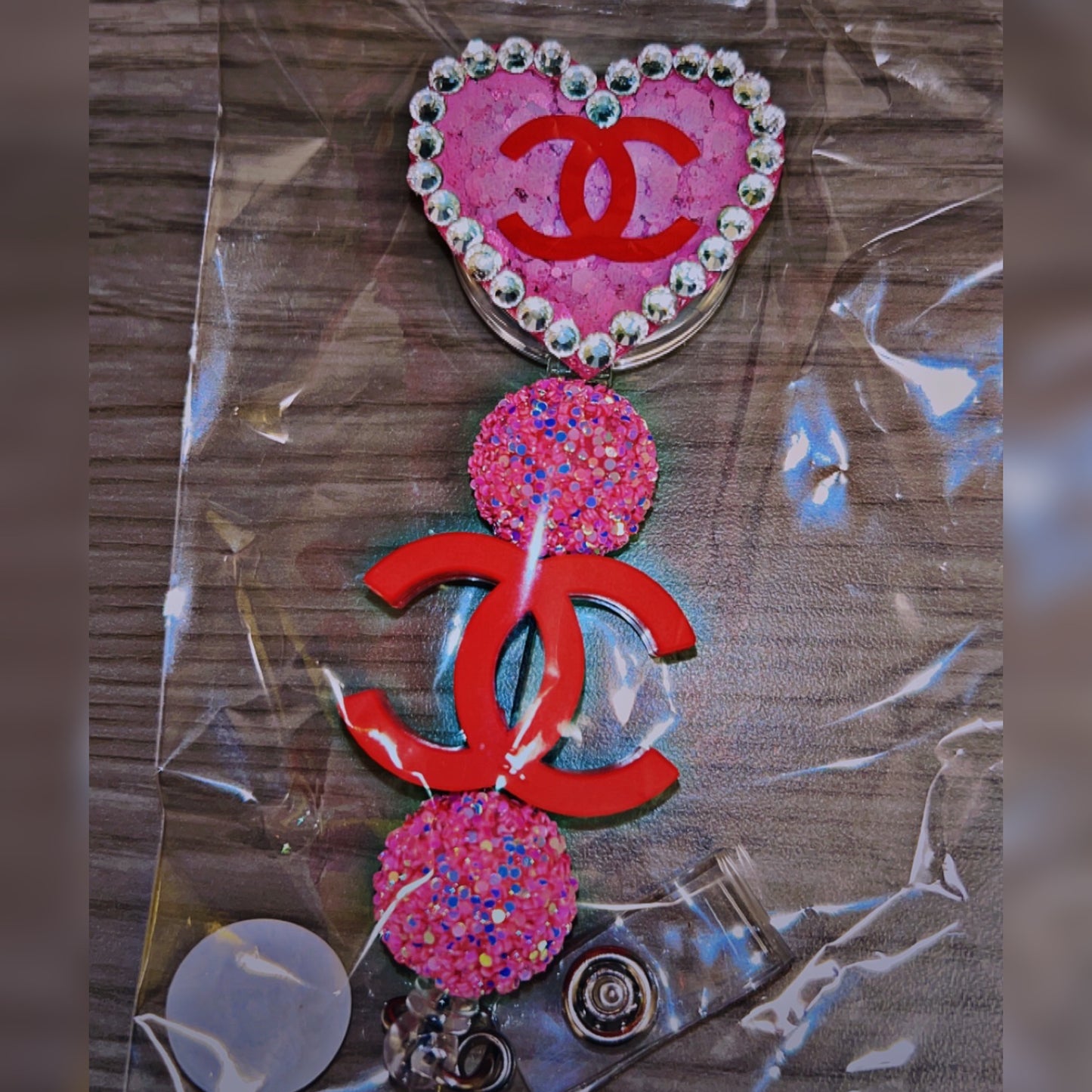 Mini Lux Pink/Red ❤️