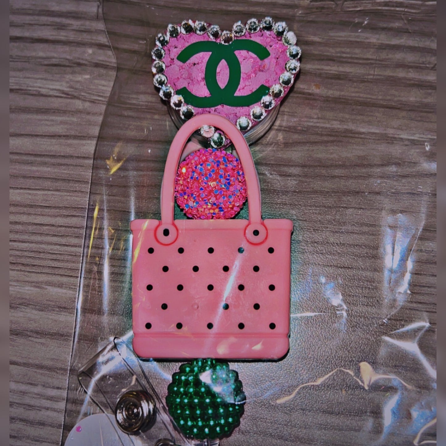 Mini Lux Pink/Green 💚